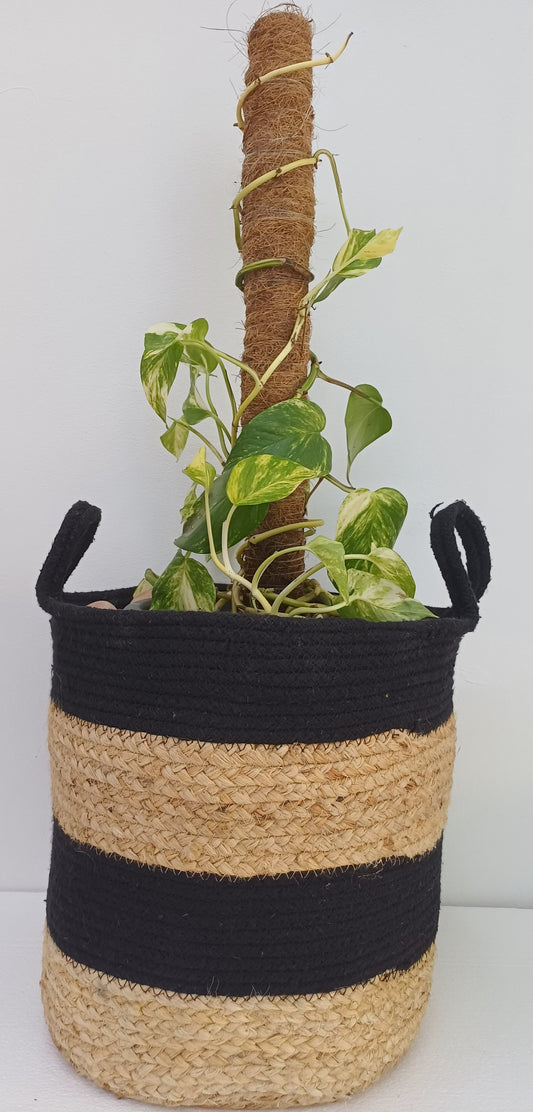 MACETERO DE YUTE Y ALGODON