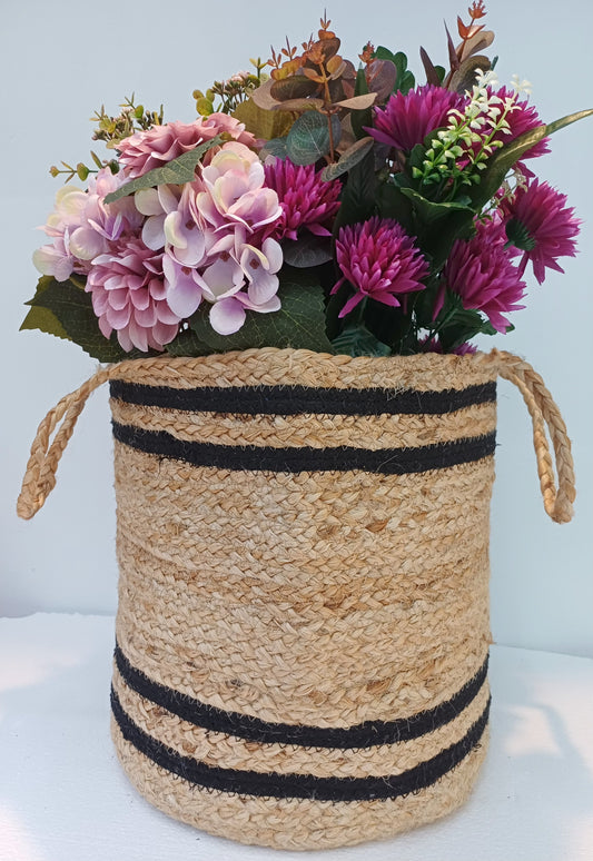 Macetero de Yute y Algodon