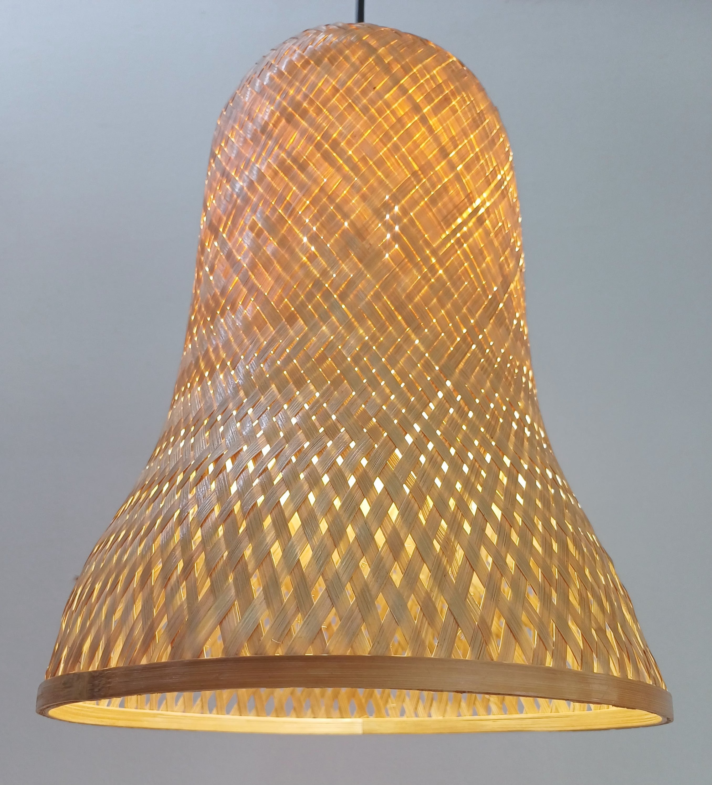 Lampara Bamboo Campana
